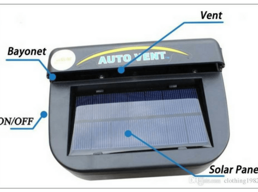 Слънчев автоматичен вентилатор - Auto Cool - - Image 6