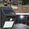 (4 БРОЯ) Aвтономен стенен LED соларен рефлектор