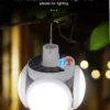LED сгъваема соларна крушка