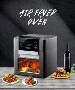 Air Fryer фурна с горещ въздух (JMK XXL 12 литра), 10 в 1, готвене без мазнина