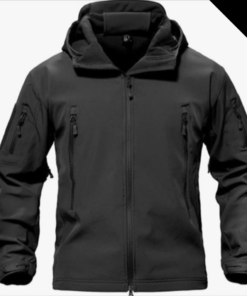 Висококачествено тактическо яке Soft Shell - Черно