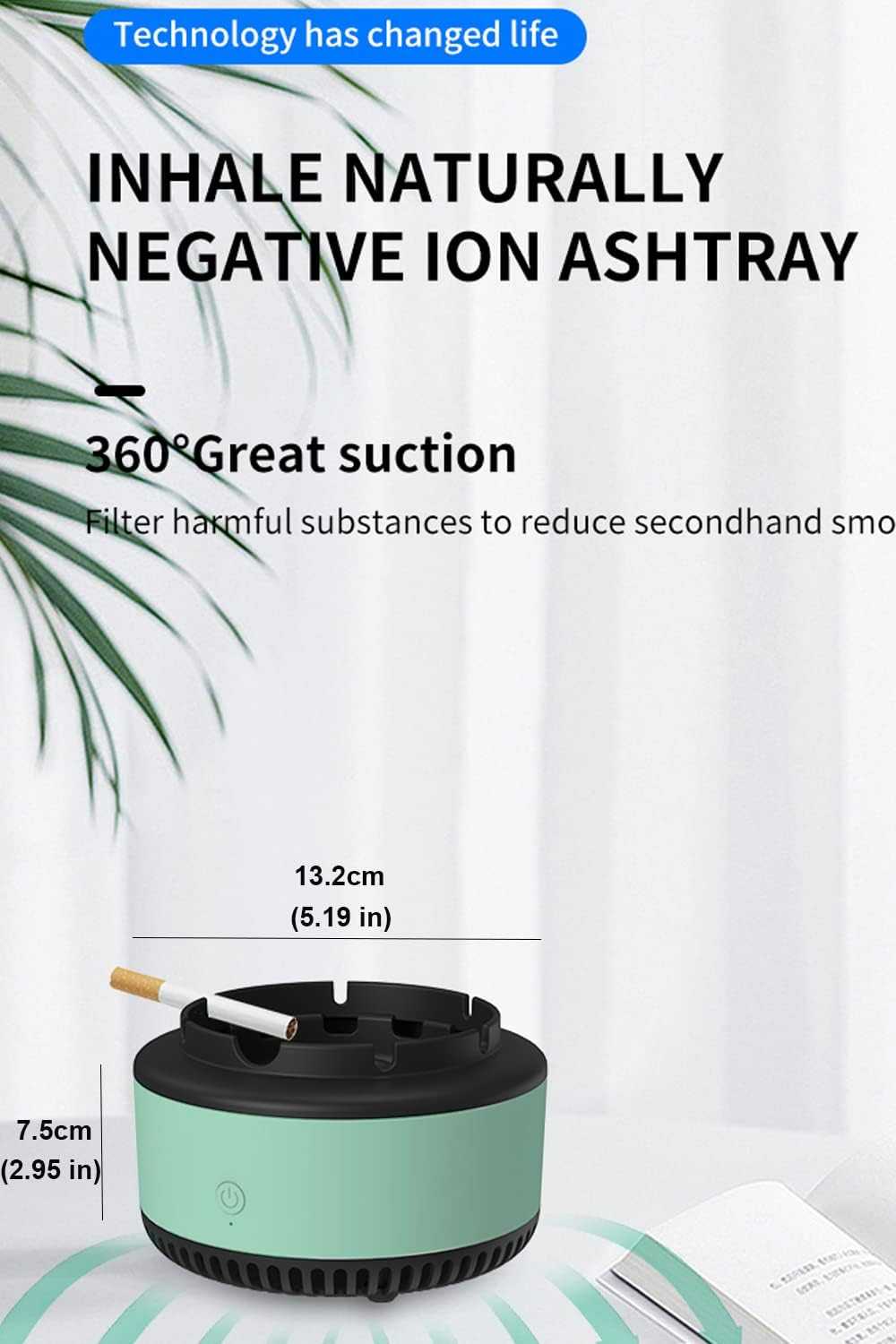 Бездимен пепелник абсорбатор на дим - Image 3