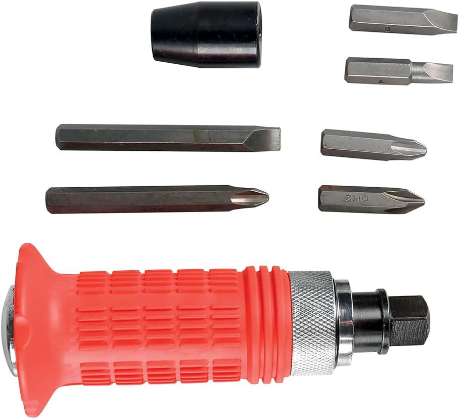 Отвертка MTX, ударна 1/2”, комплект битове, 6 бр., гумирана дръжка, в пластмасова кутия - Image 5