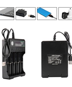 Alternative view of Смарт зарядно устройство за 4 18650 Li-Ion батерии, USB връзка, 4 светодиода