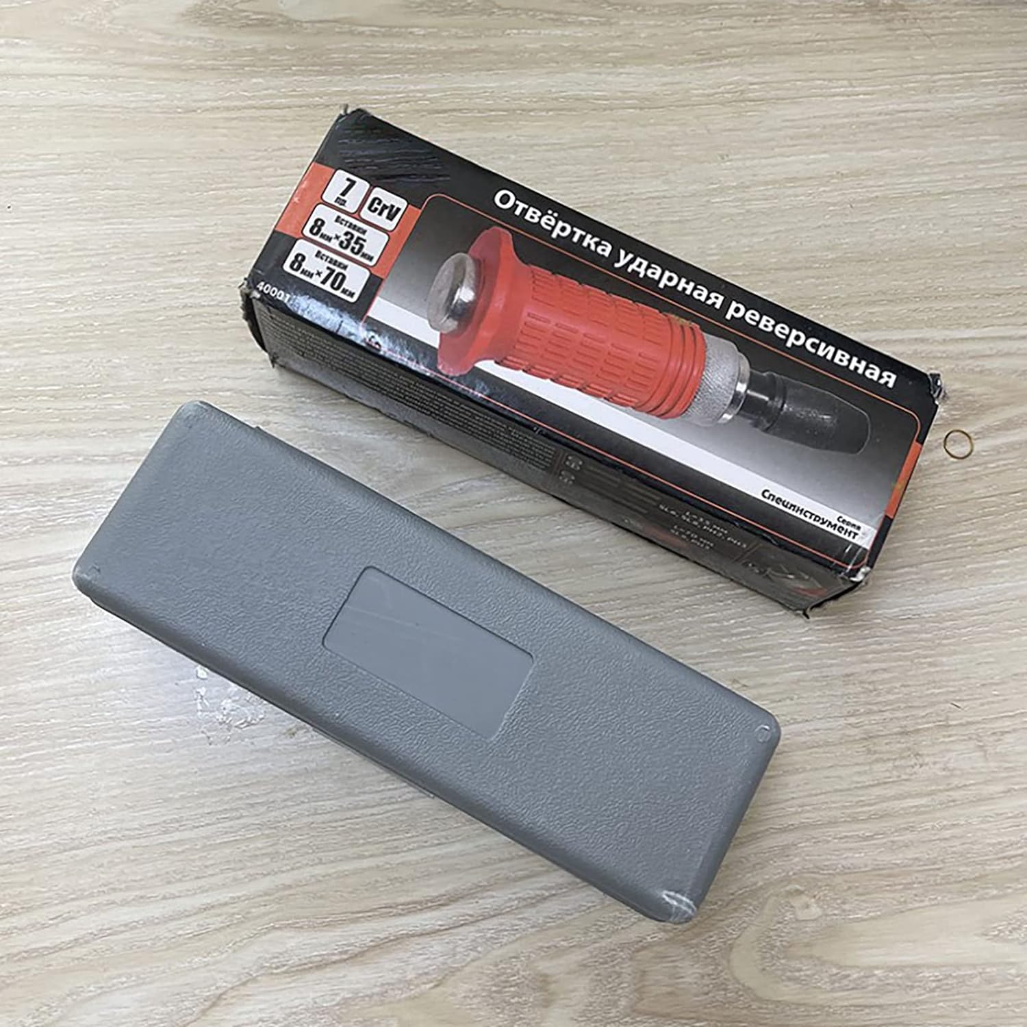 Отвертка MTX, ударна 1/2”, комплект битове, 6 бр., гумирана дръжка, в пластмасова кутия - Image 3