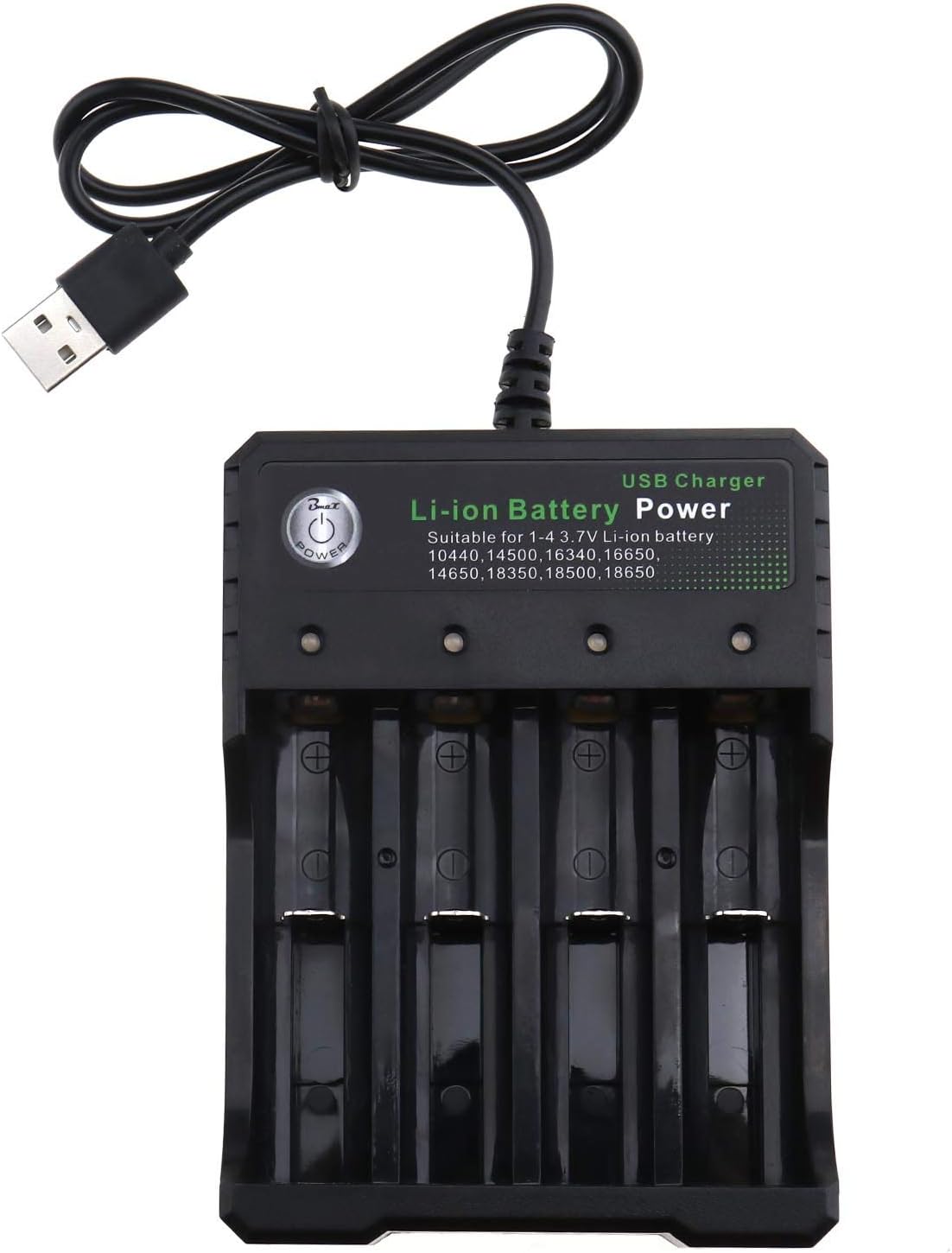 Смарт зарядно устройство за 4 18650 Li-Ion батерии, USB връзка, 4 светодиода - Image 6