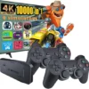 Конзола Стик ретро игра с над 10000 вградени игри, 2 безжични контролери, HDMI