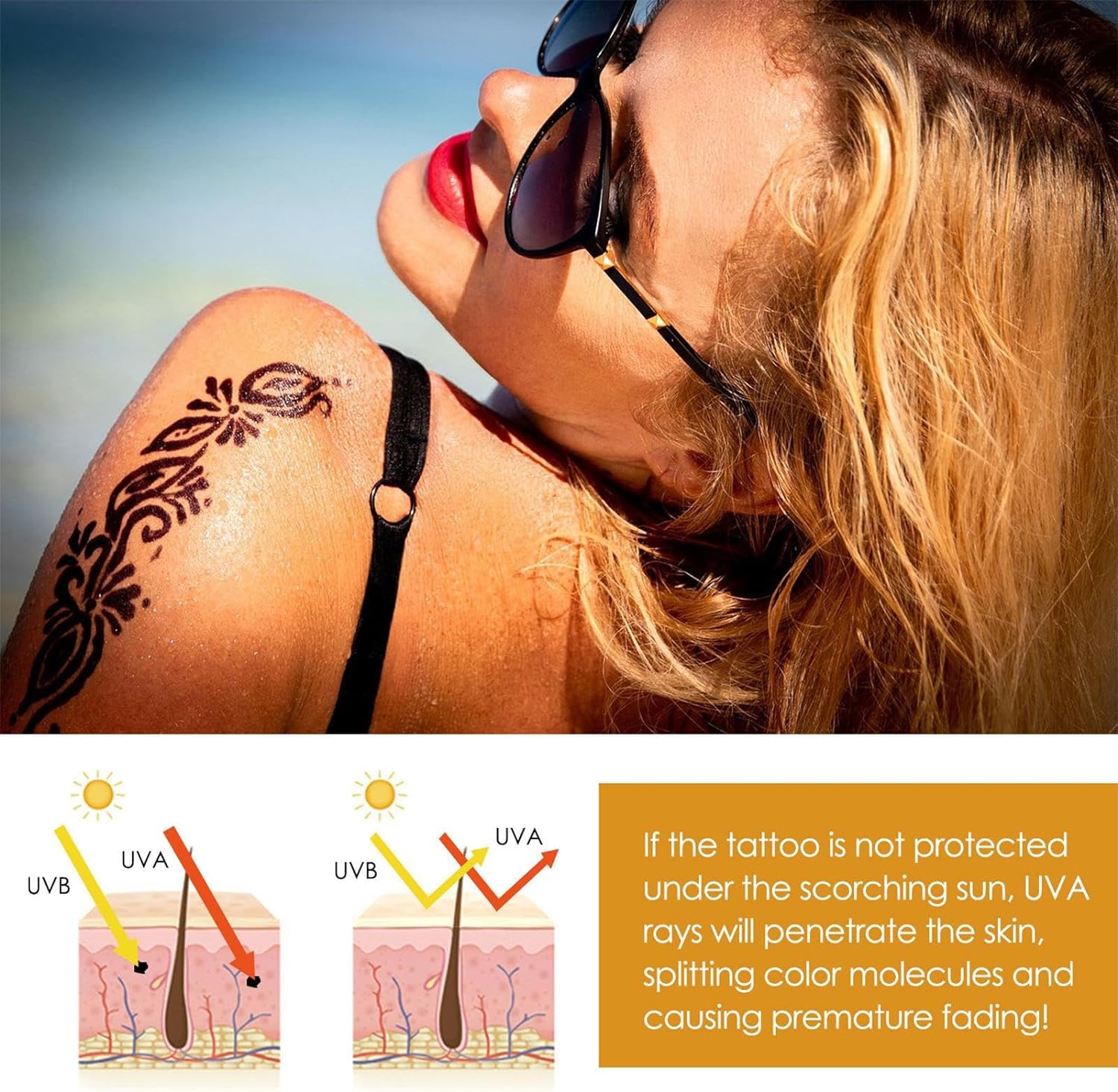 Eelhoe Слънцезащитен крем за татуировки SPF50 60 мл - Image 4