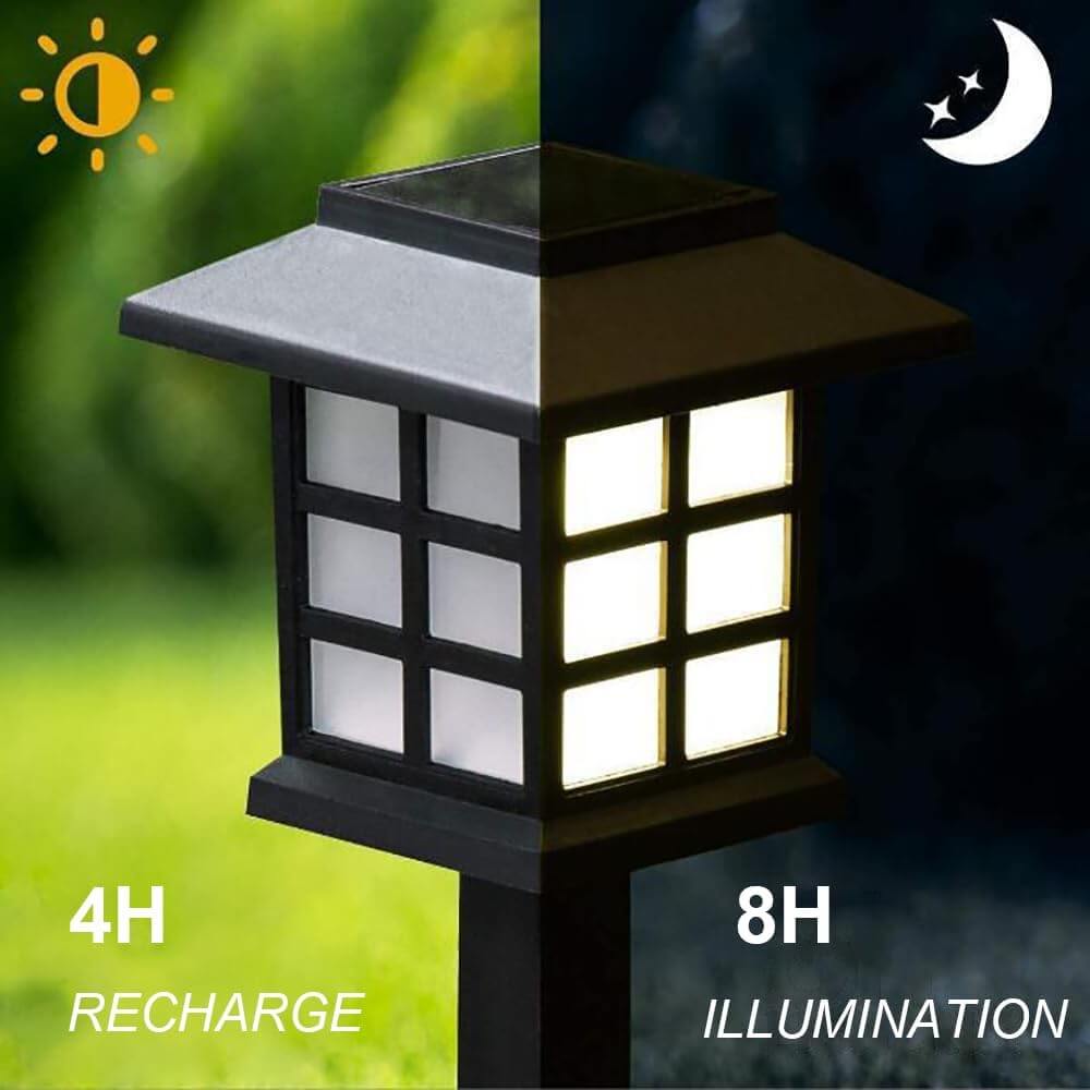 Комплект 6 броя соларни LED лампи за двор и градина - Image 6