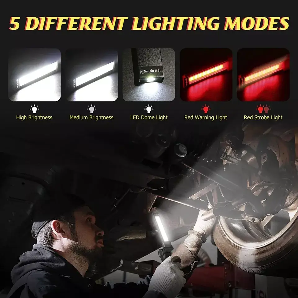 Комплект от 2 LED преносими работни фенера (2 броя на тази цена) - Image 2