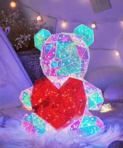 Alternative view of Плюшено мече с led светлини