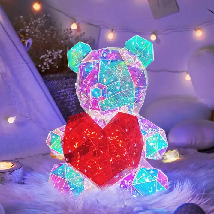 Плюшено мече с led светлини - Image 2
