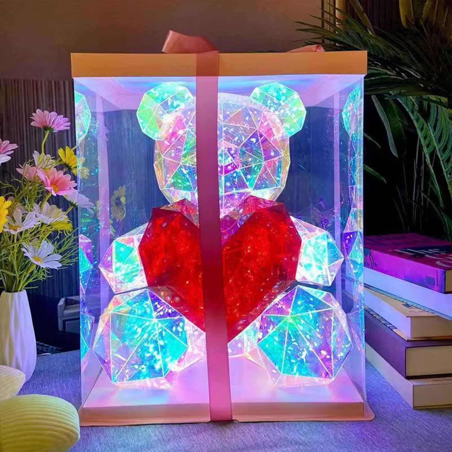 Плюшено мече с led светлини - Image 4