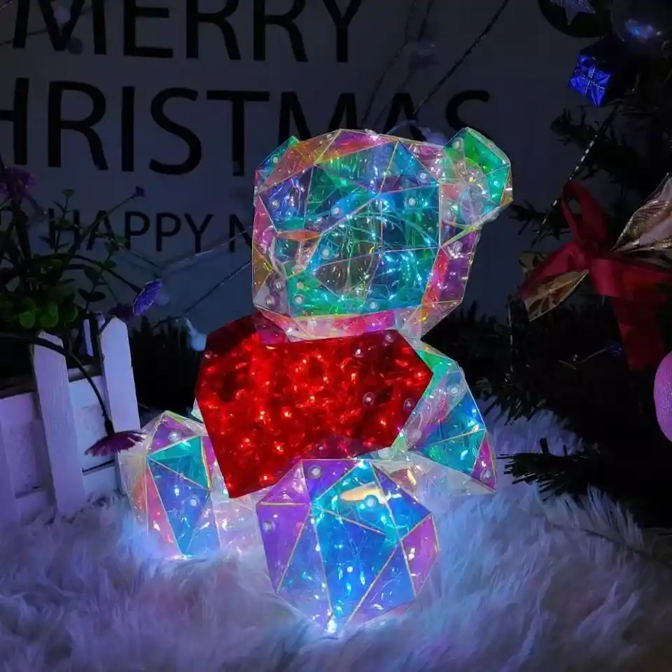Плюшено мече с led светлини - Image 8