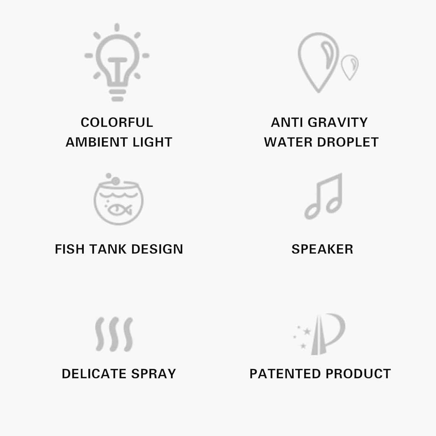 Антигравитационен овлажнител Bluetooth високоговорител - Image 2