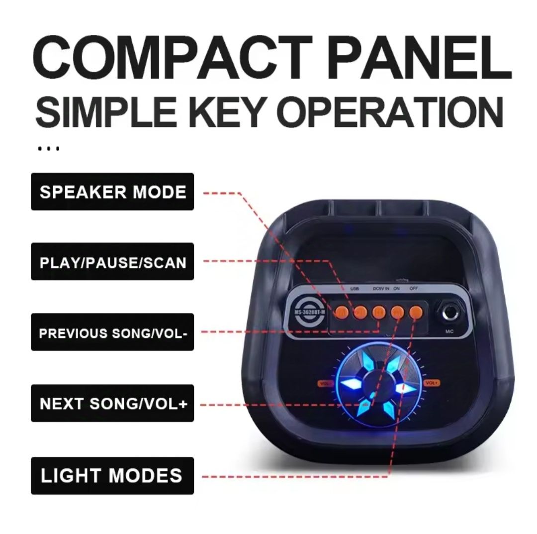Караоке високоговорител с Bluetooth KK-668 - Image 5
