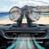 Двоен енергоспестяващ вентилатор за автомобили 12v
