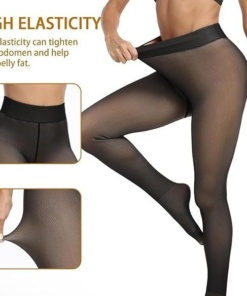 Дамски еластичен ватиран чорапогащник