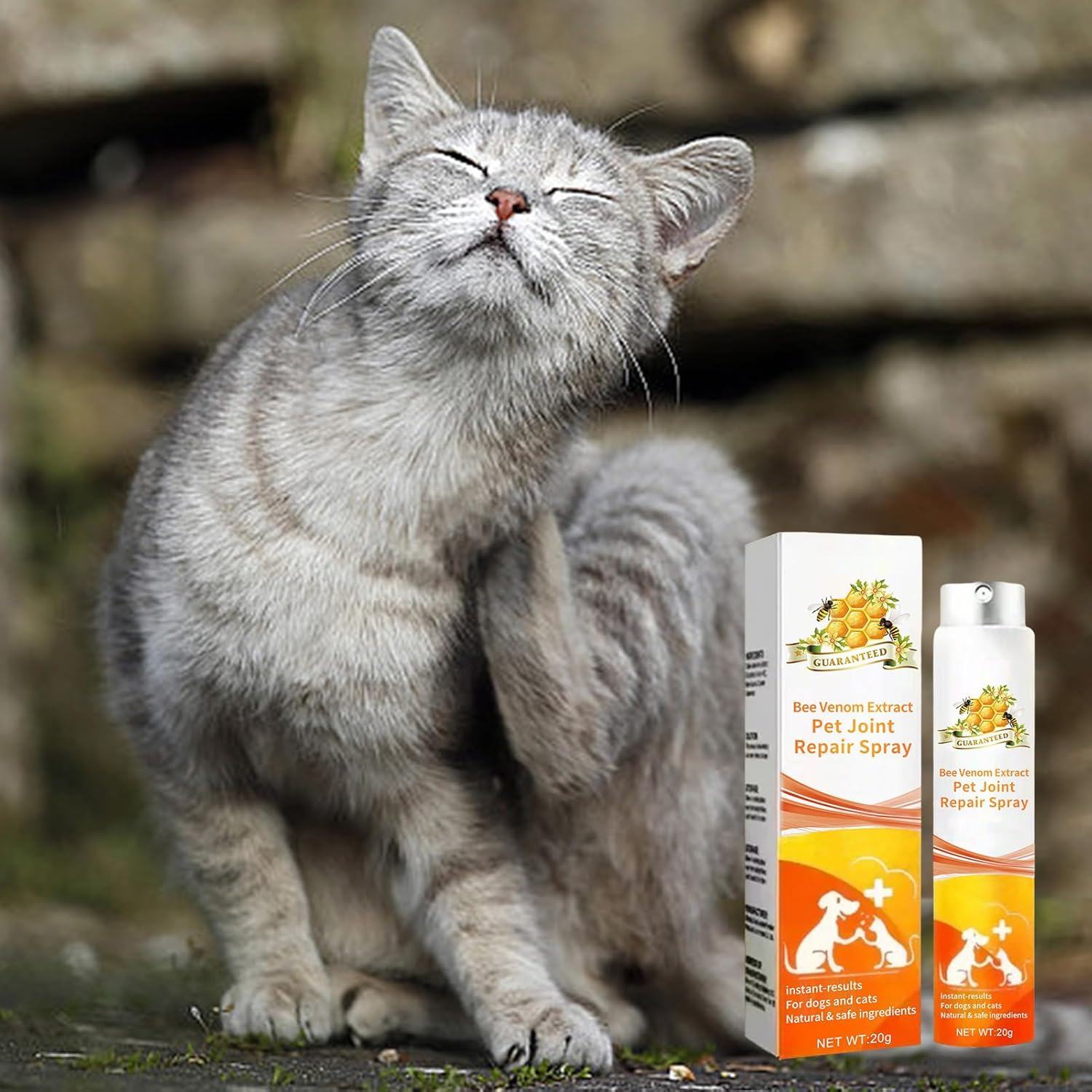 Натурален Спрей за възстановяване на ставите за домашни любимци с пчелен Екстракт 20g (2 броя за тази цена) - Image 7