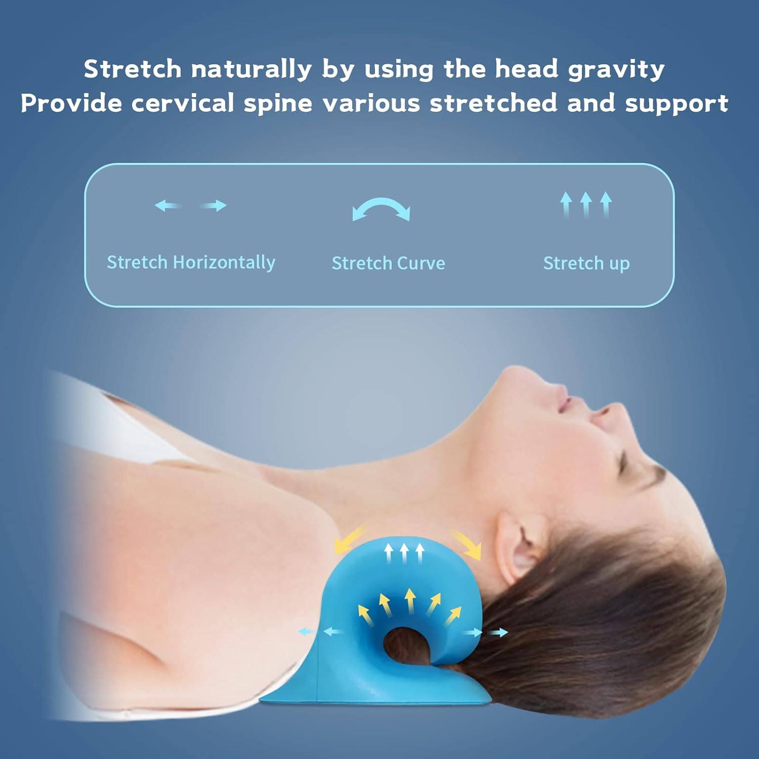 Възглавница за разтягане на врат и рамене с магнити