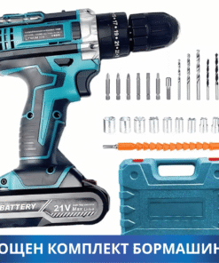 Комплект акумулаторни бормашини с 2 батерии (28 броя)