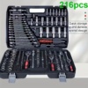 216 Pcs Professional Socket & Wrench Set 1/4" 3/8" 1/2"