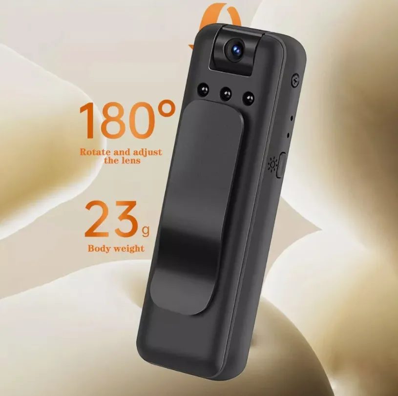 Мини Wifi body camera камера за тяло и въртящ се обектив 180° - Image 7