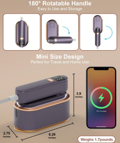 Alternative view of SteamÉlite™ 2 в 1 параход за дрехи с дисплей