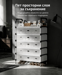 Aurevia Five™ 5-слойна поставка за обувки с капак