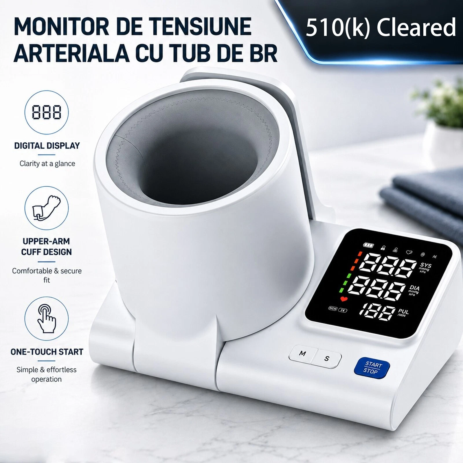 Апарат за измерване на кръвно налягане Aurevia VitalSense™ от медицински клас - Image 3