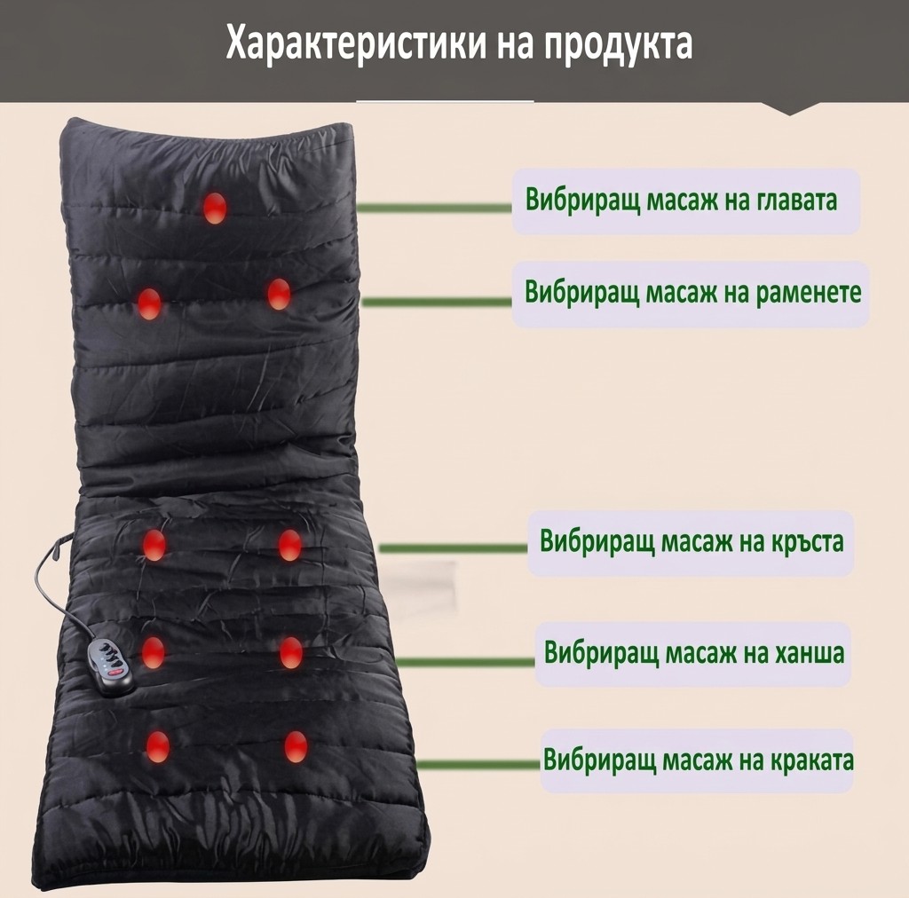 Relaxora Comfort™ Загряваща подложка за масаж на цялото тяло - Image 6